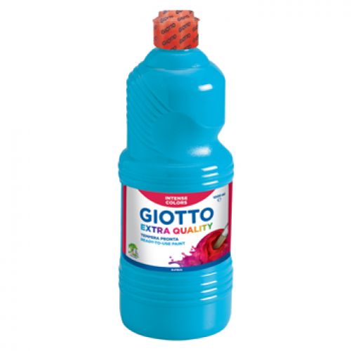 Guache Liquido Giotto Extra 1 Litro Azul Cyan , Giotto , 160533415 , 8000825967214